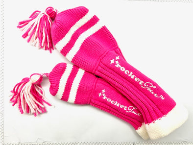 New! Hot Pink Tassel Covers - Driver or Fairway Size