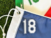 FLAG PIN #18 Zip Pouch - Select Navy, Red or Green