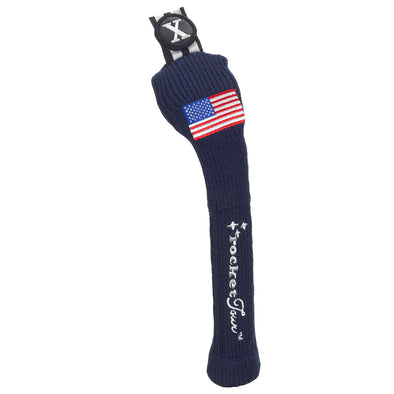 Solid Skinny Stick Headcovers - Navy USA
