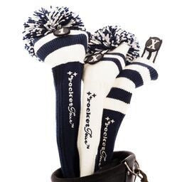 Headcovers Gift Set #8 Navy and White