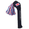 Solid Tassel Headcovers with Flag - UK