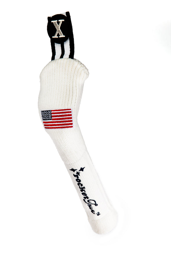 Solid Skinny Stick - White USA Flag - sold out - we are making more.