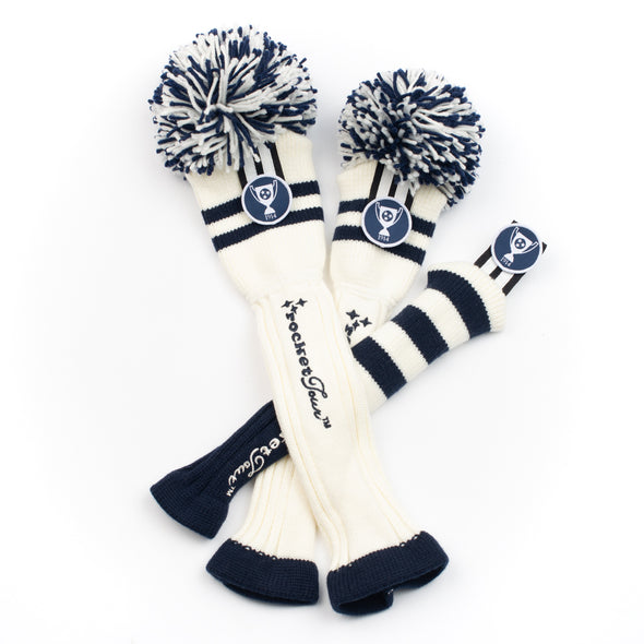 TENNESSEE TGA - TWO STRIPE  - WHITE / NAVY (Select Size - each cover sold individually)