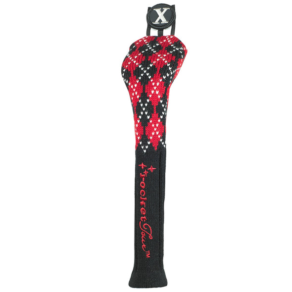 Black/ Red Golf Headcovers